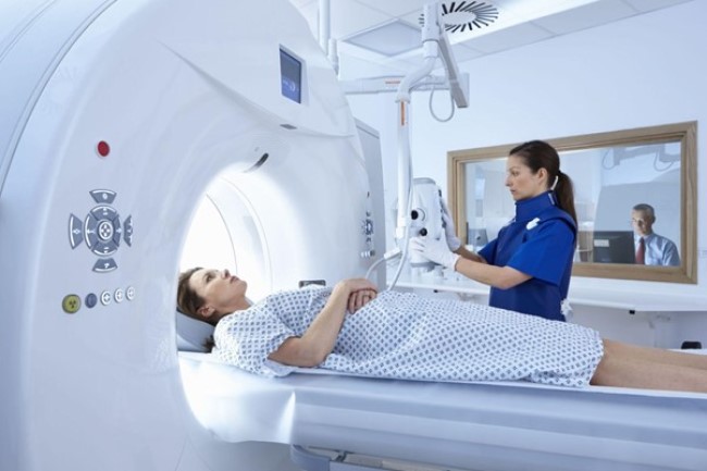 Процедура сканирования на томографе