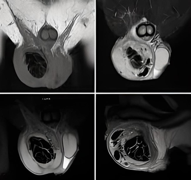 МР сканирование мужских гениталий: редкий случай эмфизематозного эпидидимоорхита